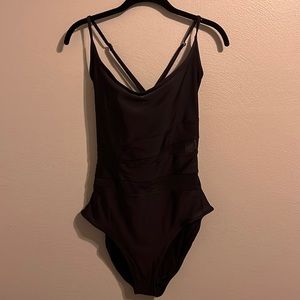 NWT Summersalt Causeway Black Swimsuit Size 14
